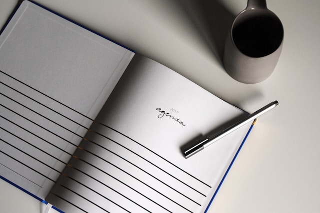 blank agenda